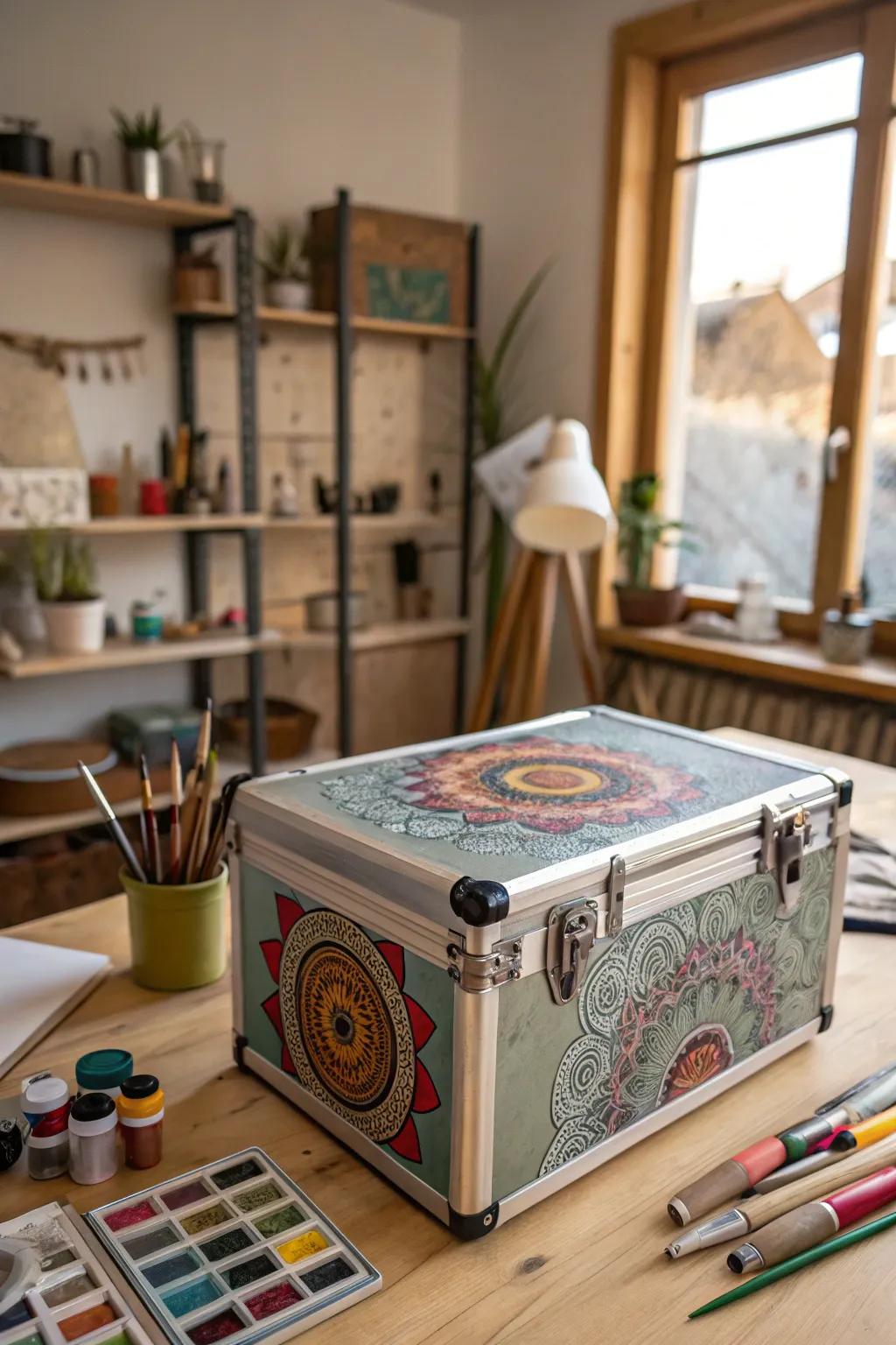 Stencils simplify the creation of elaborate patterns.