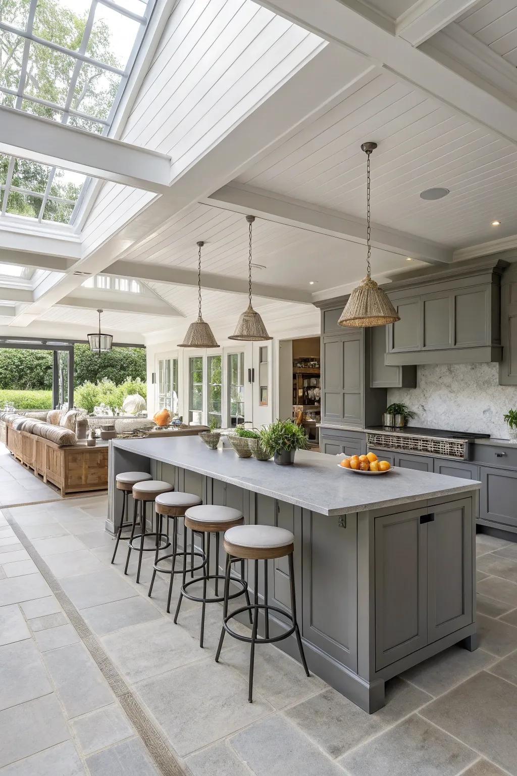 Open designs foster inviting communal areas.