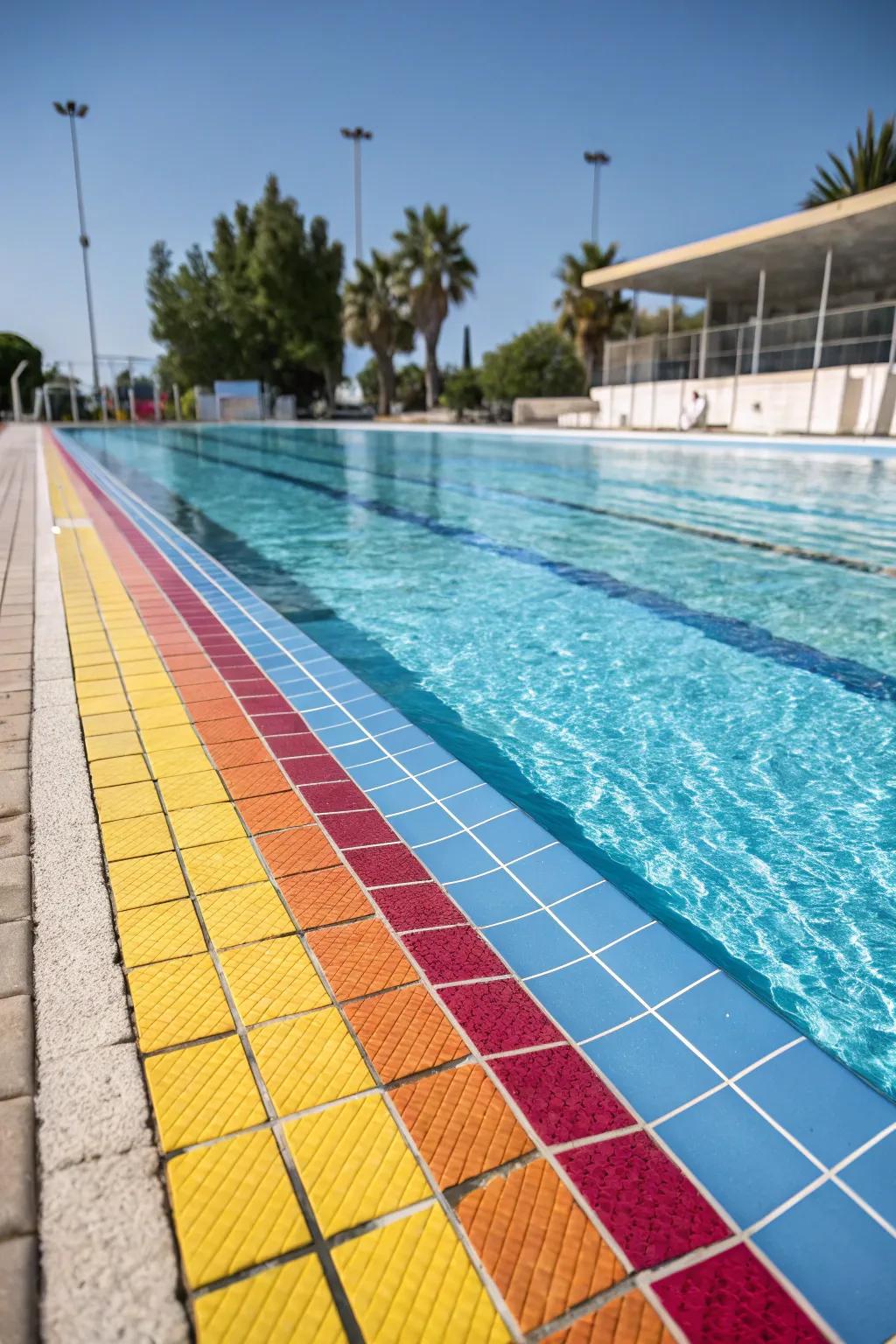 Vibrant colors transform your pool into a lively area.