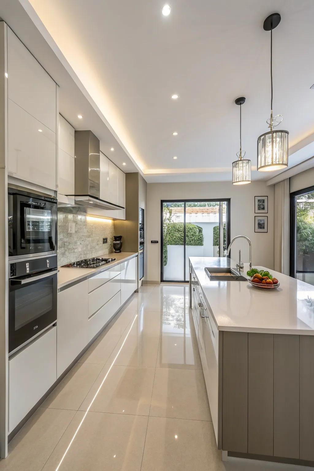Unite design and strength with durable counters.