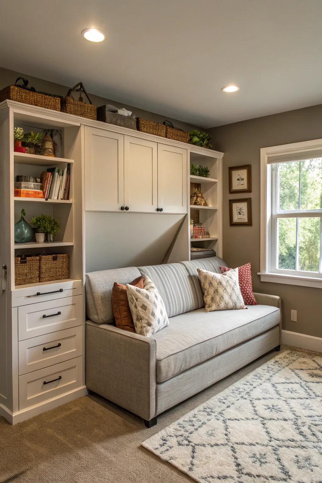 Clever furniture choices for flexible living.