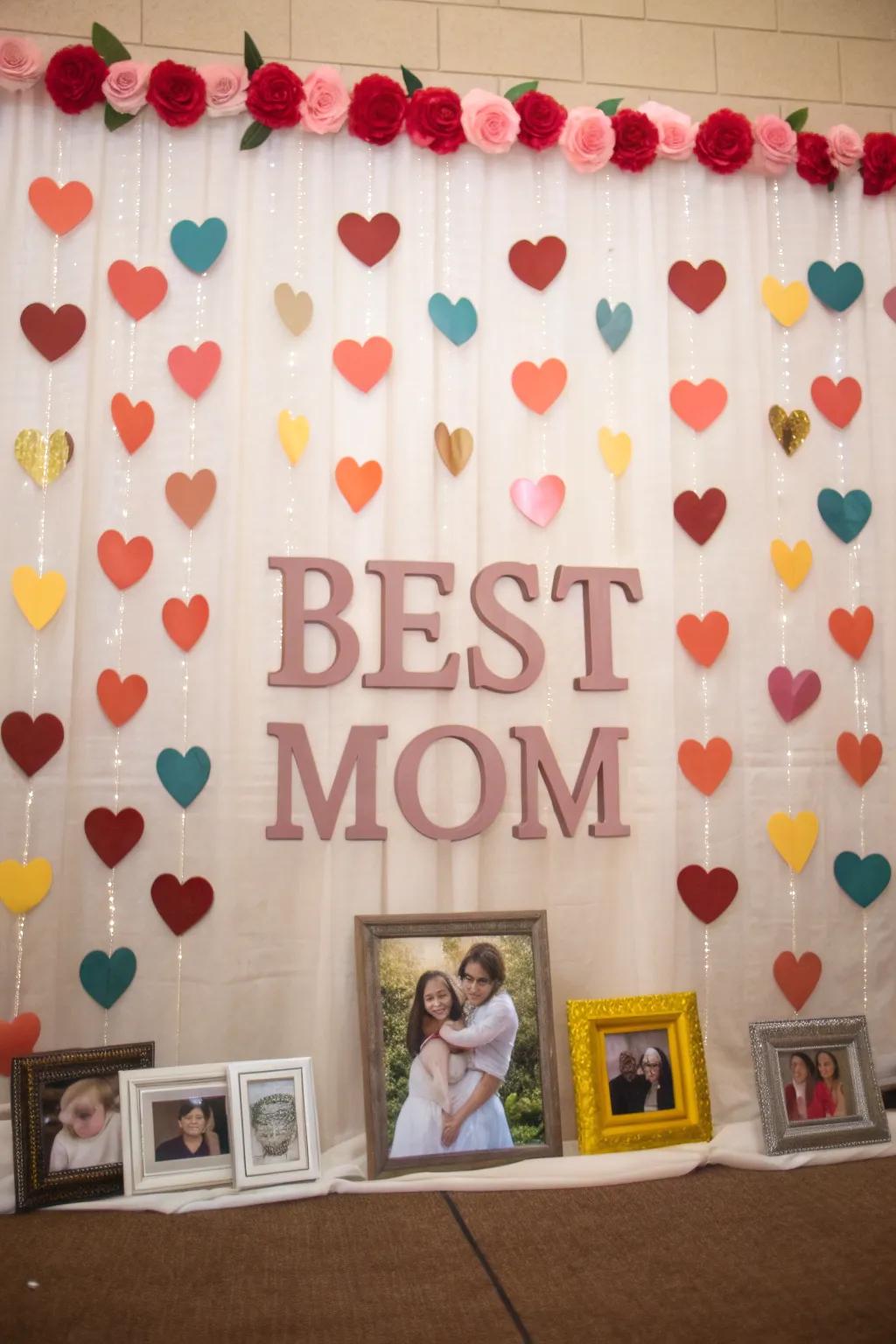 Express love with heart motifs and personal touches.