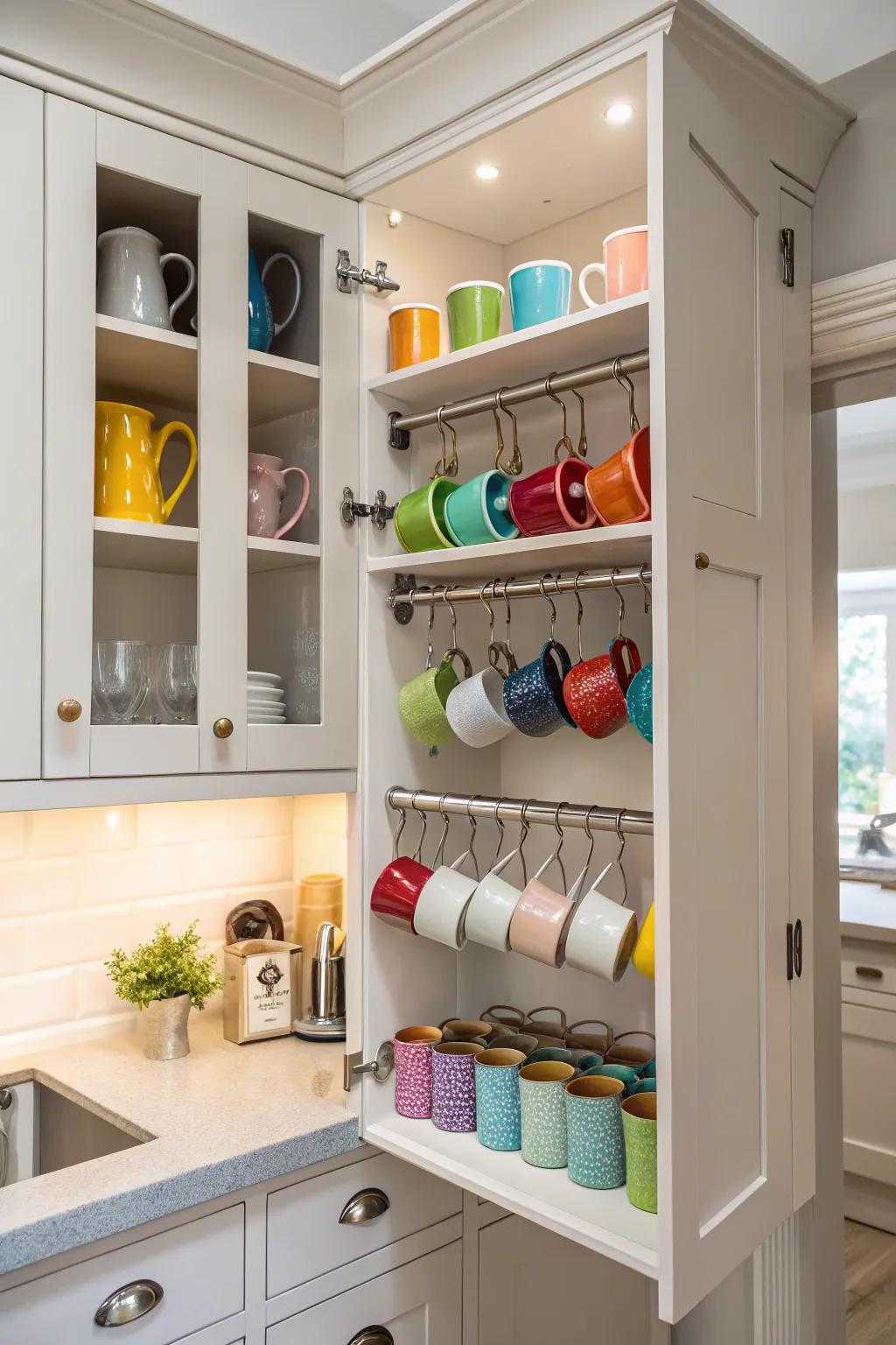 Harness the full potential of your cabinet area with innovative storage ideas.