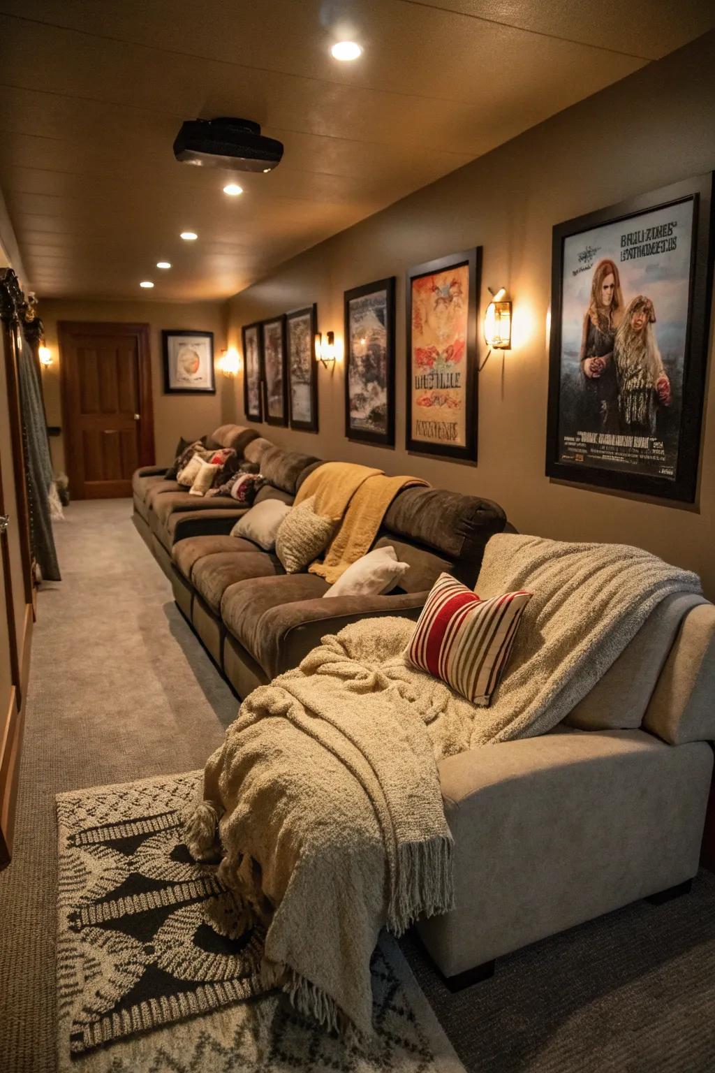 A cozy lounge set that's perfect for chill movie nights.