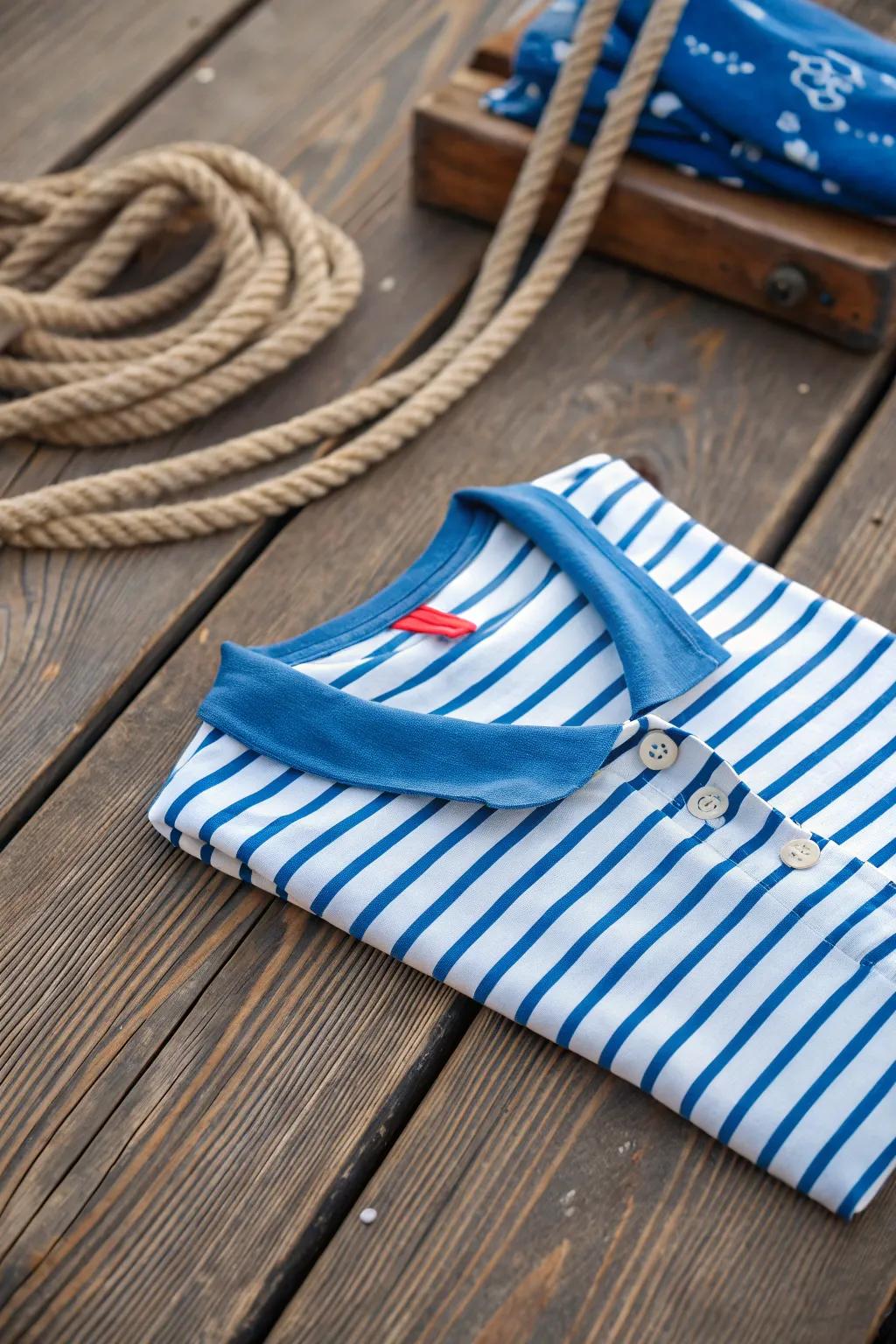 Marine clothing is simultaneously stylish and seafaring.