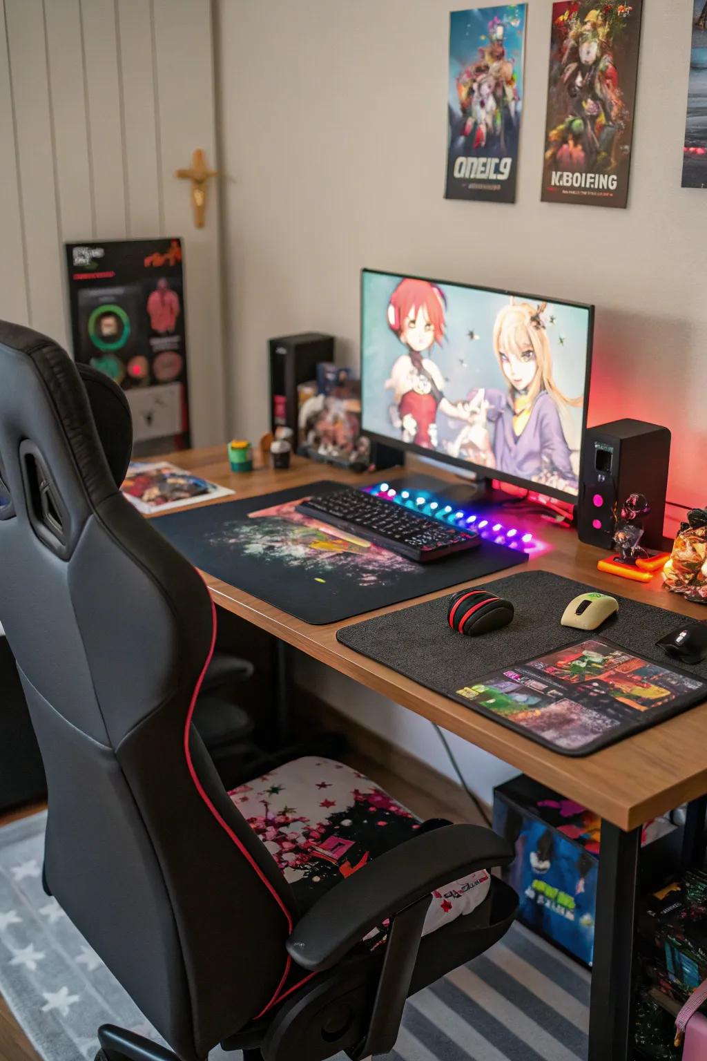 A well-appointed setup is indispensable for every otaku.