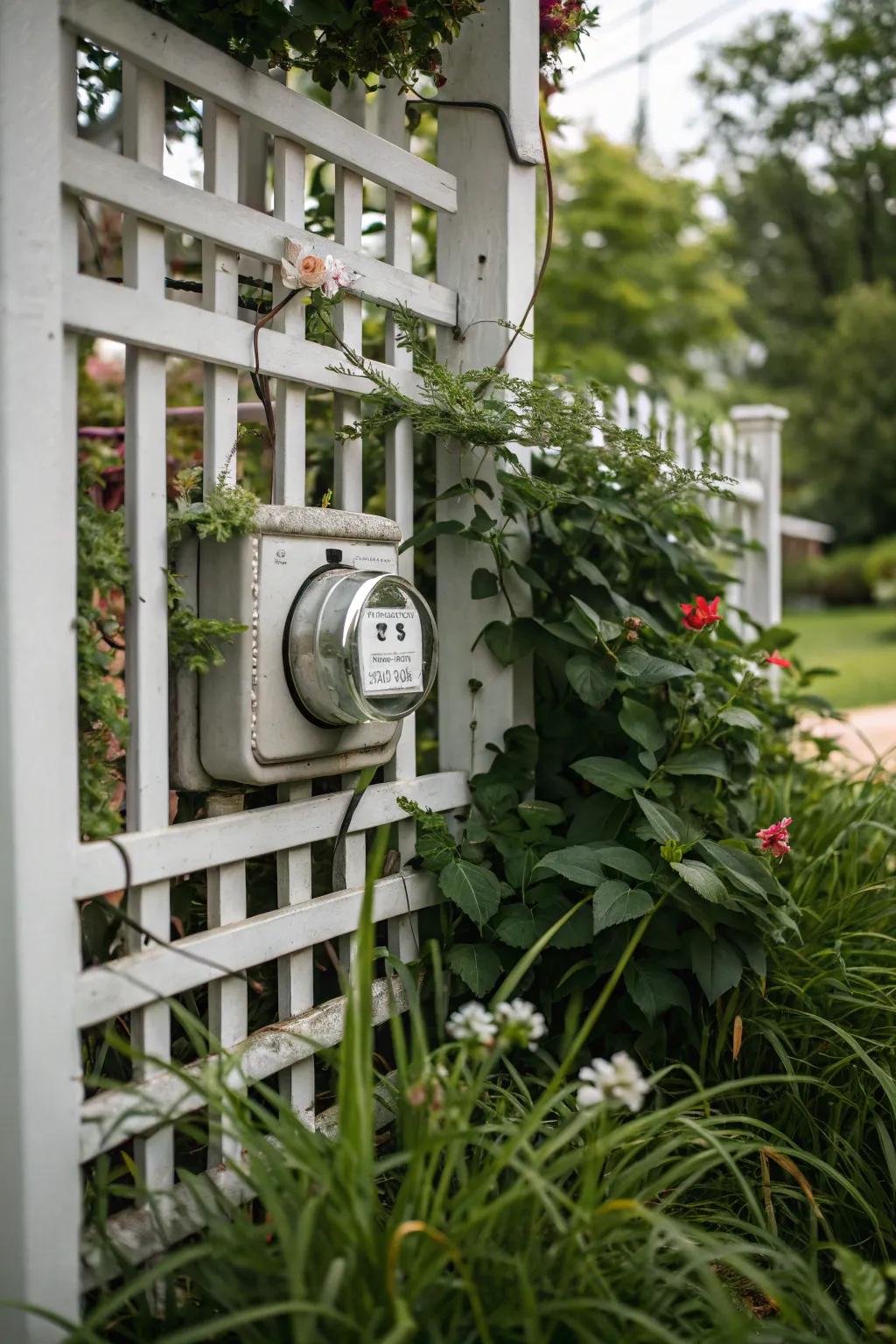 Filigree panels deliver a decorative yet pragmatic resolution.