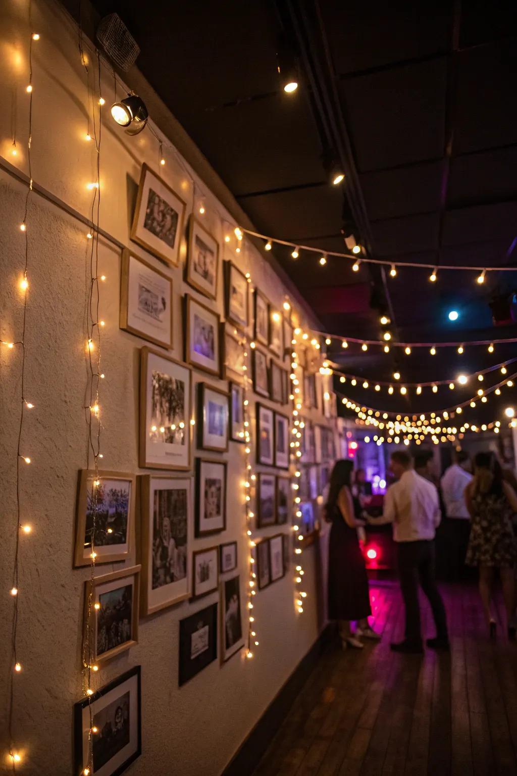A brightened picture display cultivates a captivating and welcoming environment.