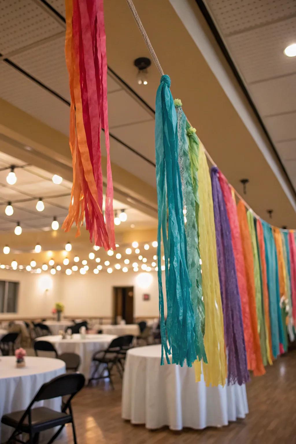 Introduce dynamic action using fringe accents.