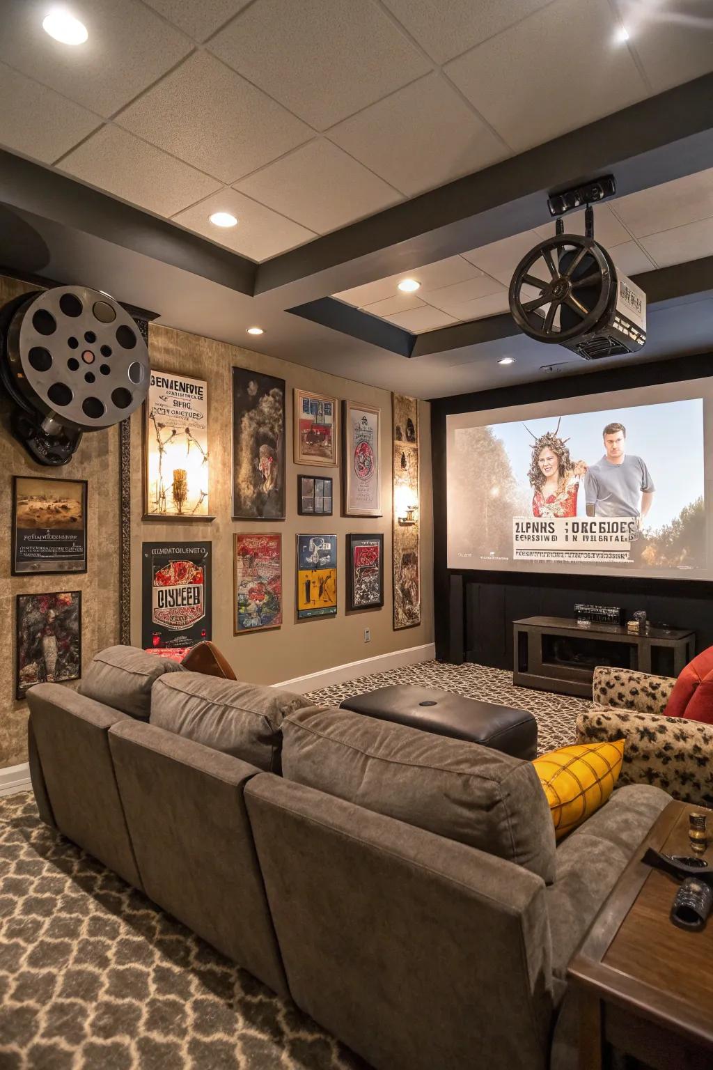 Custom decor gives charm and spirit to your viewing space.