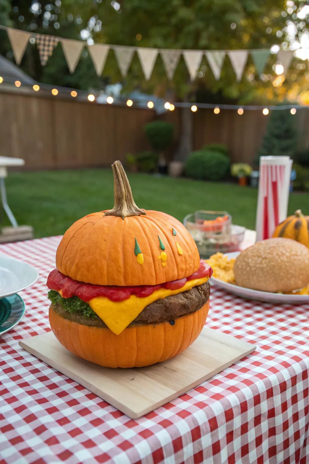 A pumpkin that's visually appetizing!