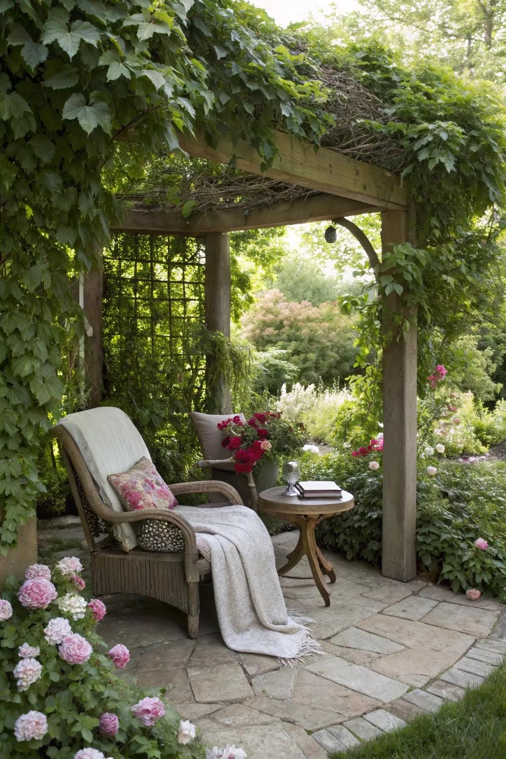 Revel in the pleasure of reading in the midst of nature.