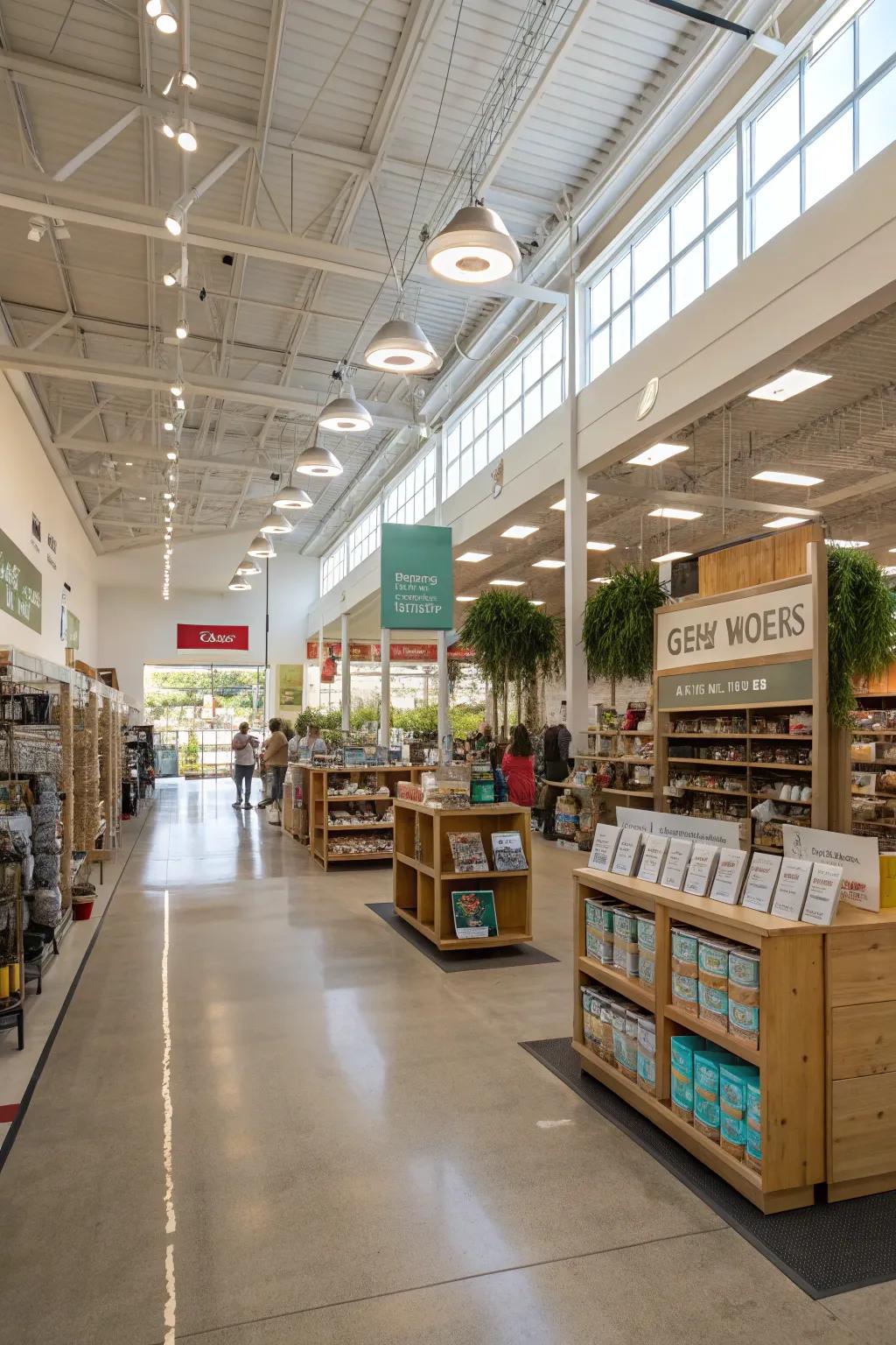 Open designs result in a fluid shopping journey.