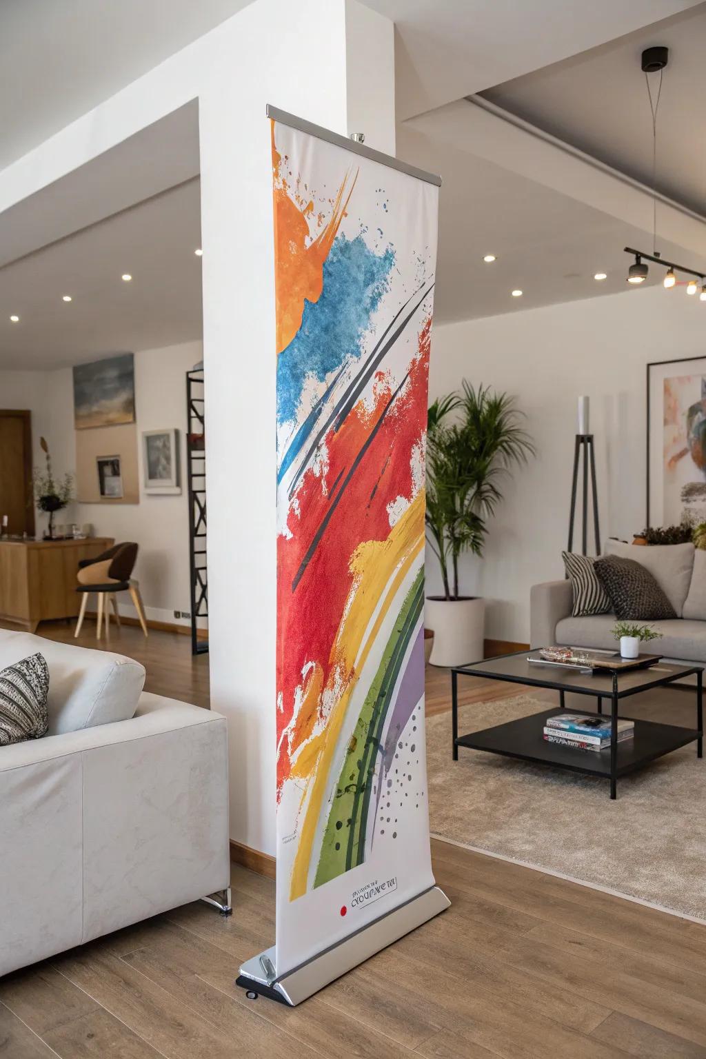 Use your banner to display your artistic endeavors.