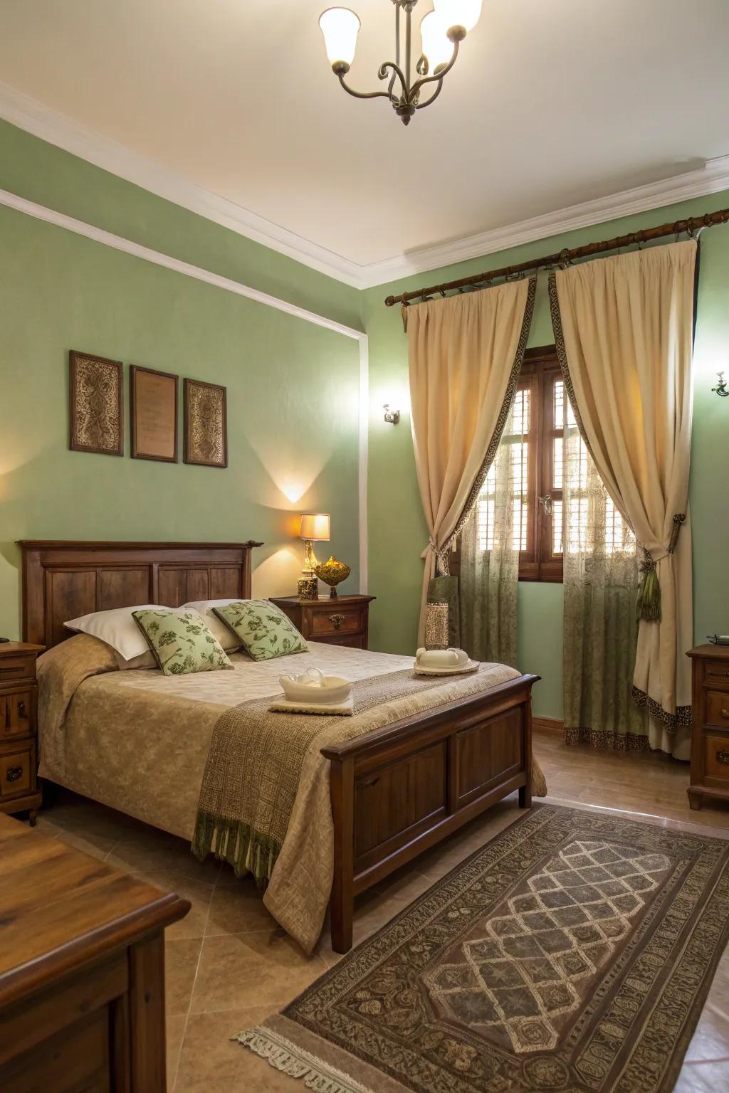 Earthy colors bring out the peace of the savanna landscape.