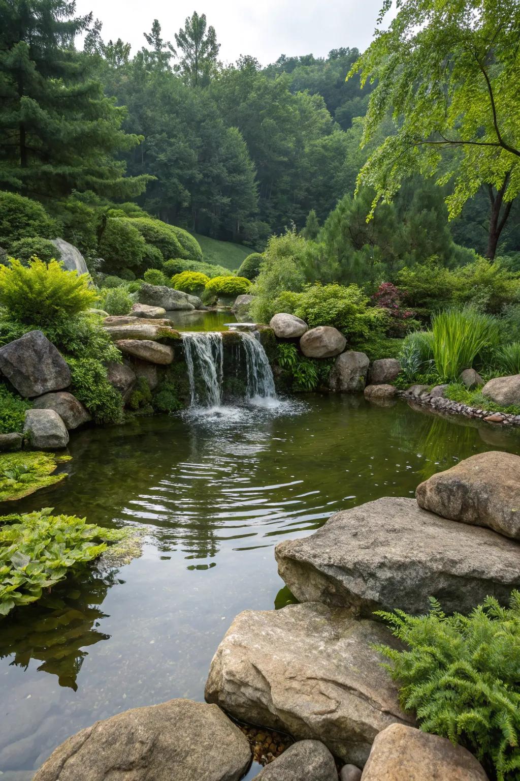 Add tranquility to your garden with a water feature.