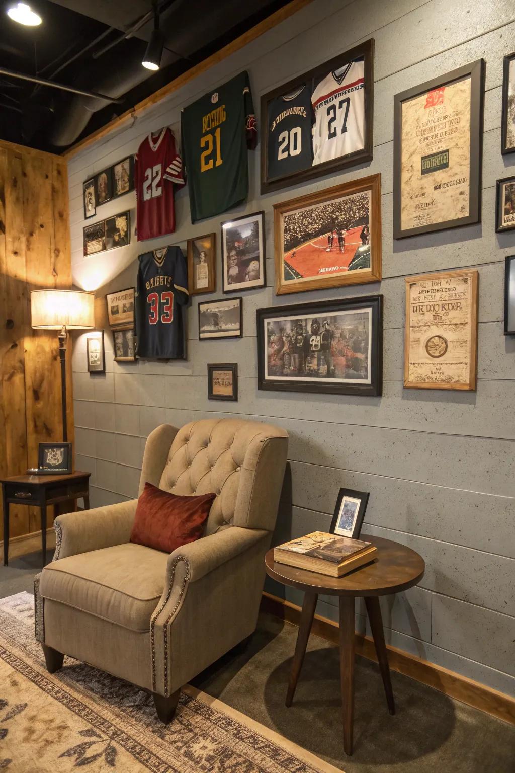 Personal keepsakes make your space uniquely you.