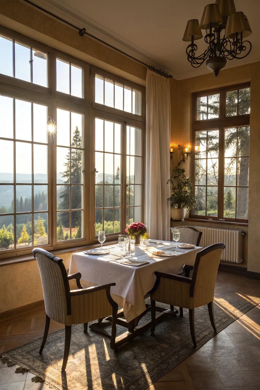 Natural light creates a warm and inviting atmosphere.