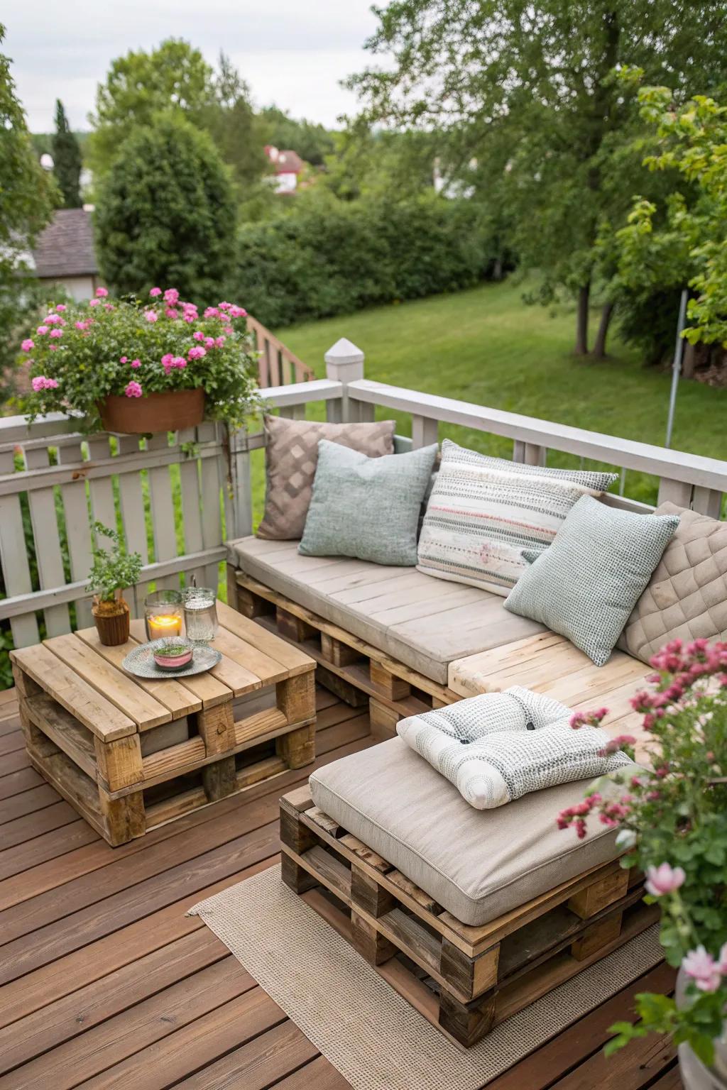 Comfort and flair are enhanced by reasonably priced sitting options.