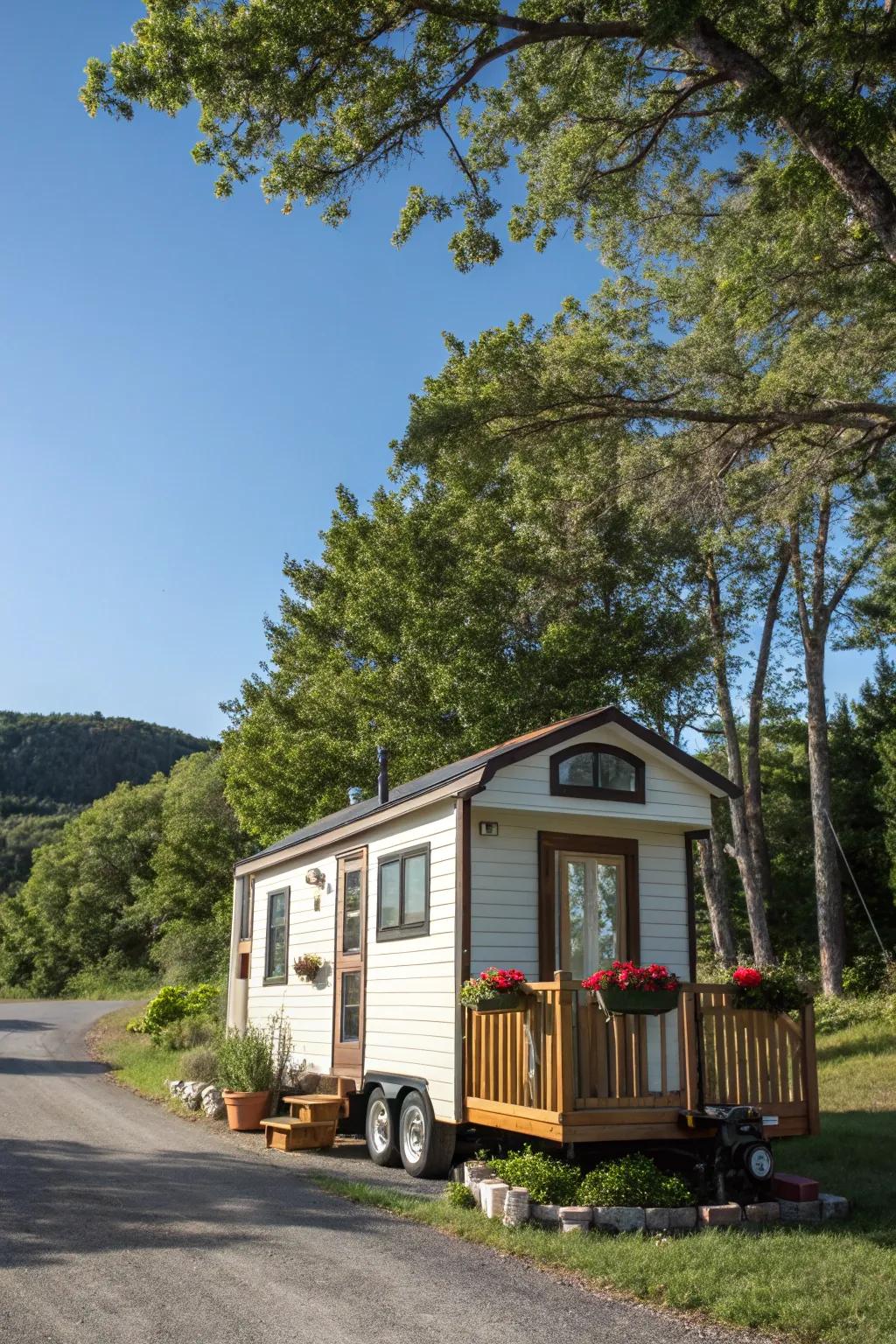 Mobile mini homes provide the chance to venture out while keeping the comforts of home.