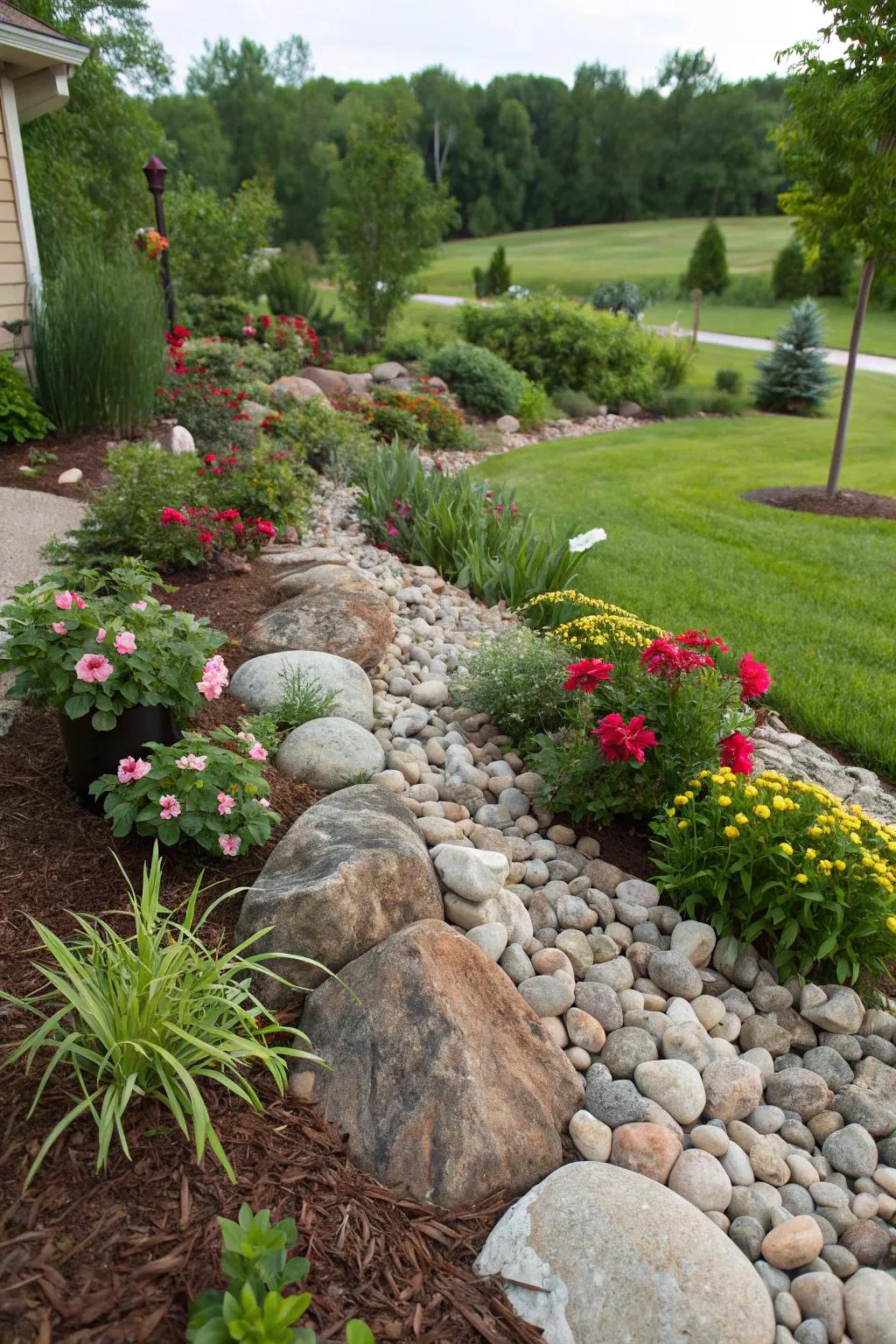 Achieve balance in your garden with thoughtful plant arrangement.