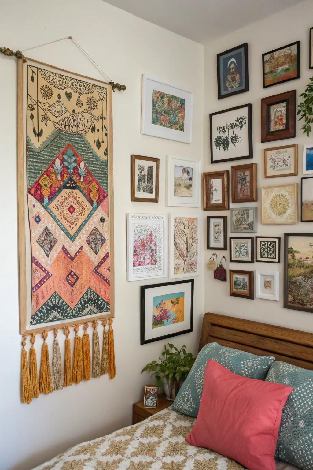 Let your walls express a narrative with art.