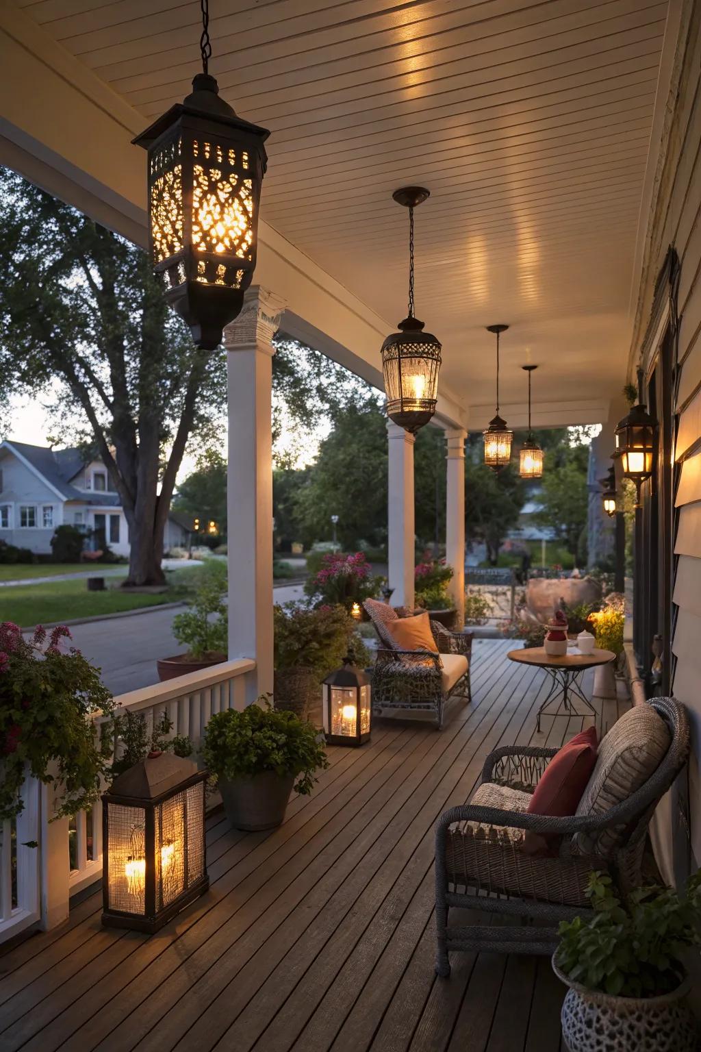 Beacons compose an inviting and spellbinding atmosphere.