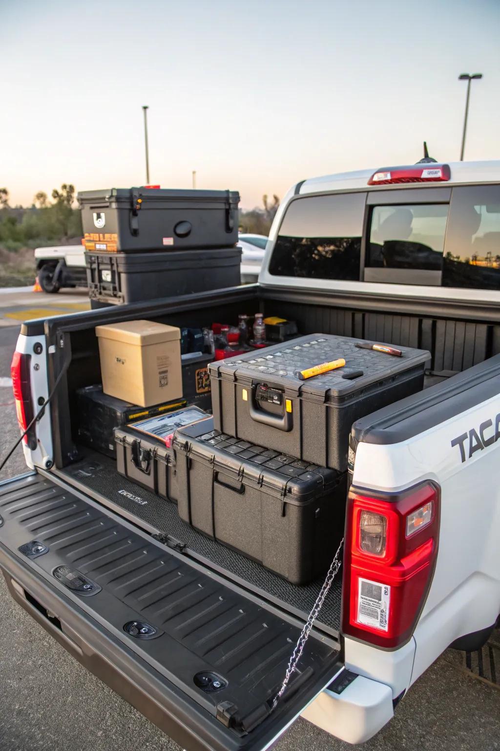 Retain secure and organized cargo via management systems.