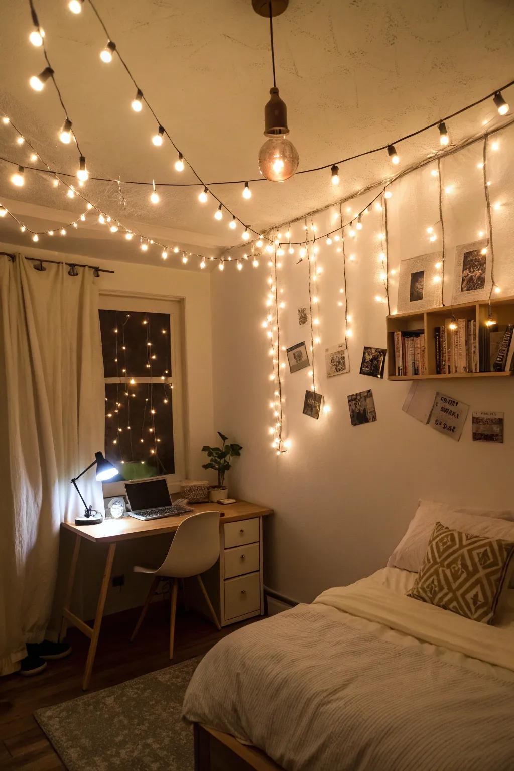 Use innovative lighting options to set the mood.