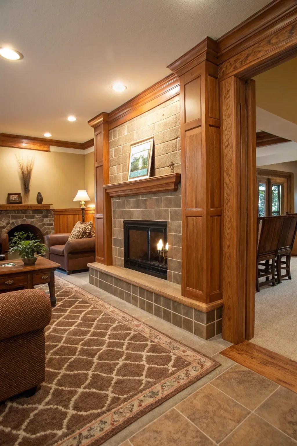 Natural grain adds a countryside appeal to tile applications.
