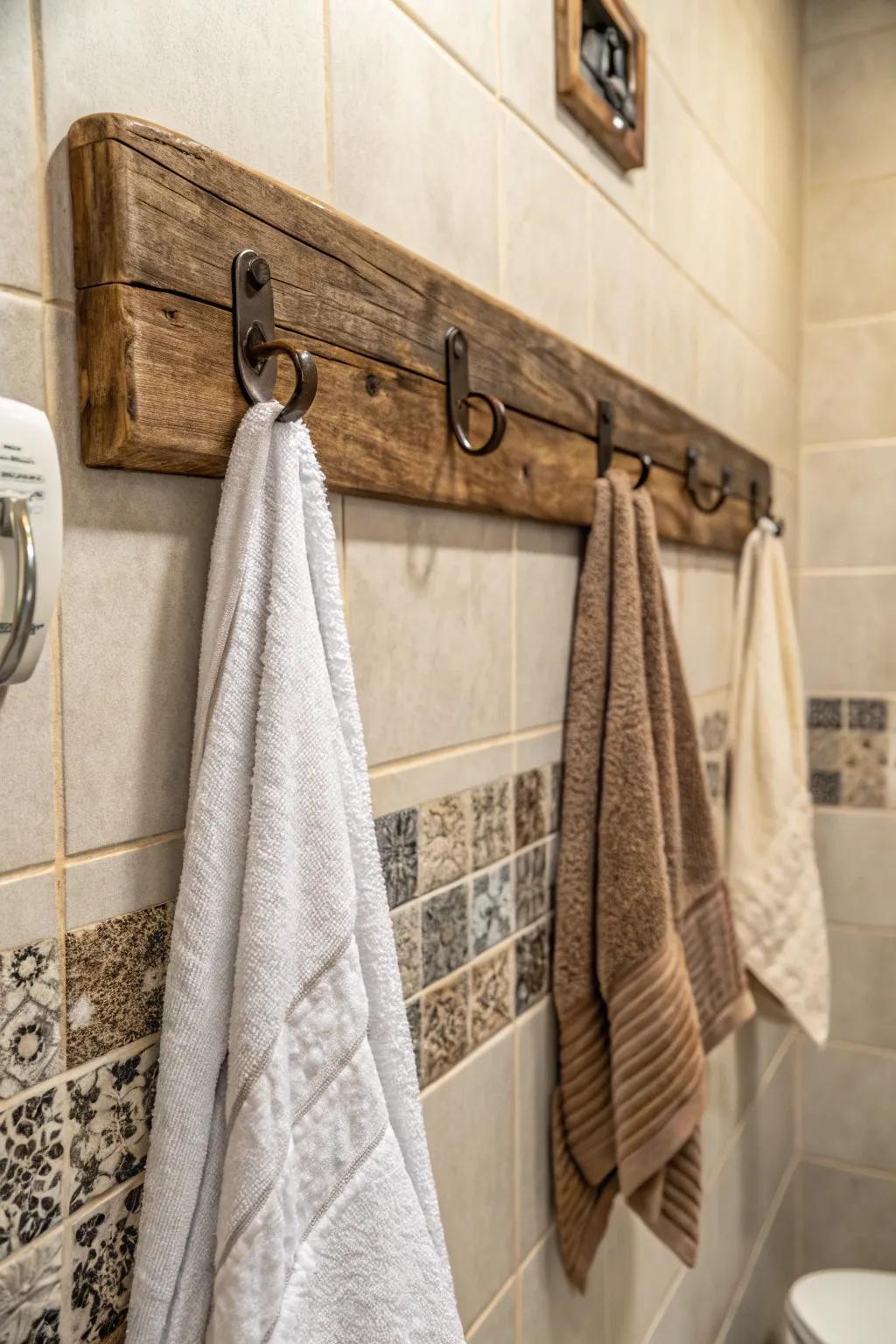 Infuse warmth through countryside timber fixtures connecting purpose with farmhouse fascination.