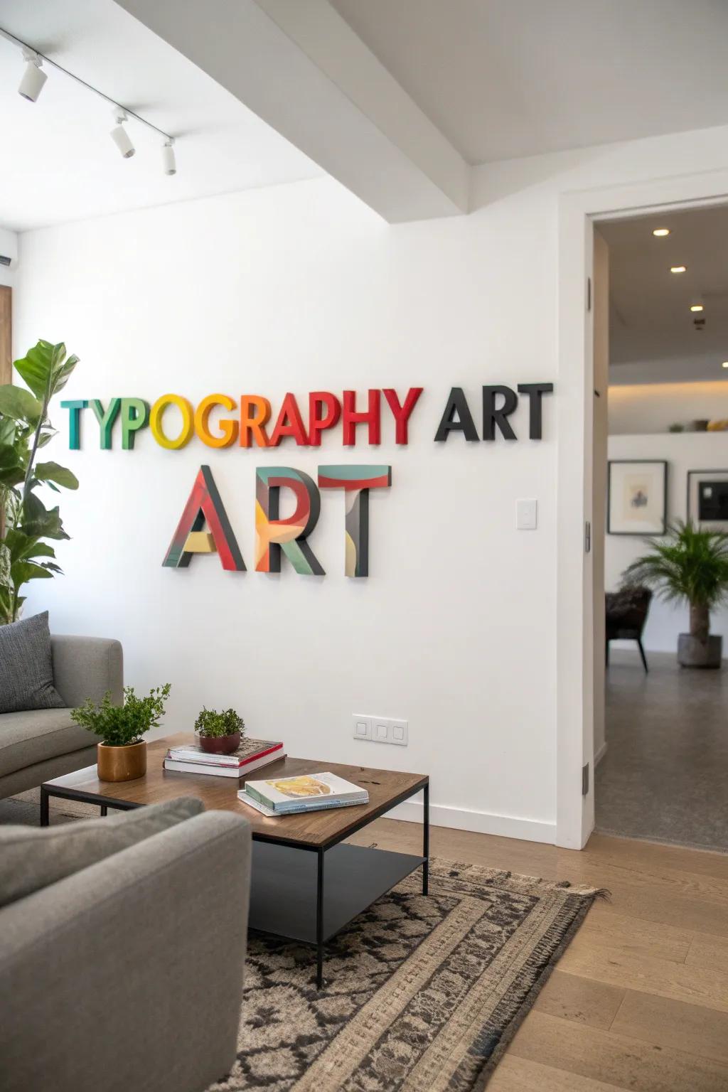 3D lettering brings powerful depth and intrigue.