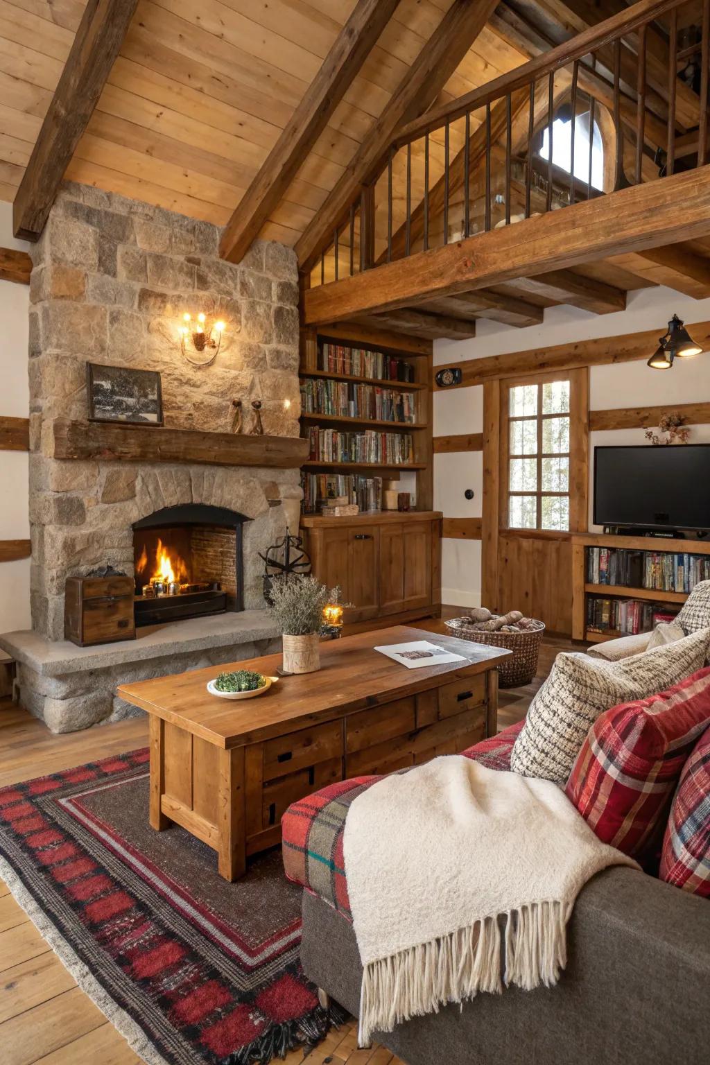 Countryside charm contributes character and coziness.