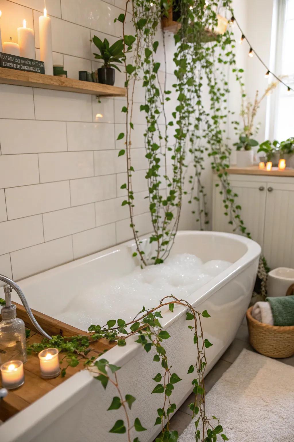 Transform your bathroom into a spa sanctuary with verdure.