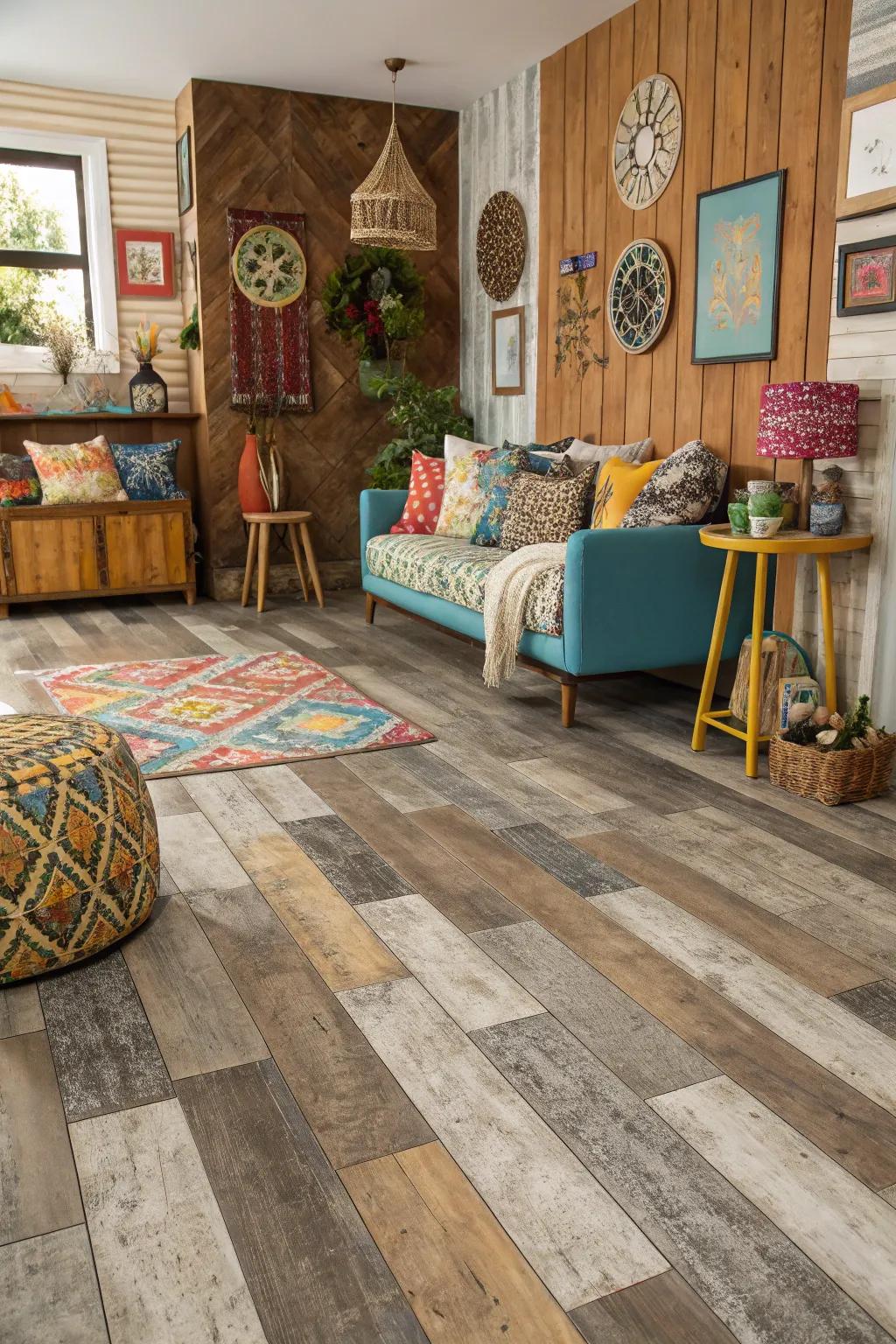 Combine styles for a customized and unified design.