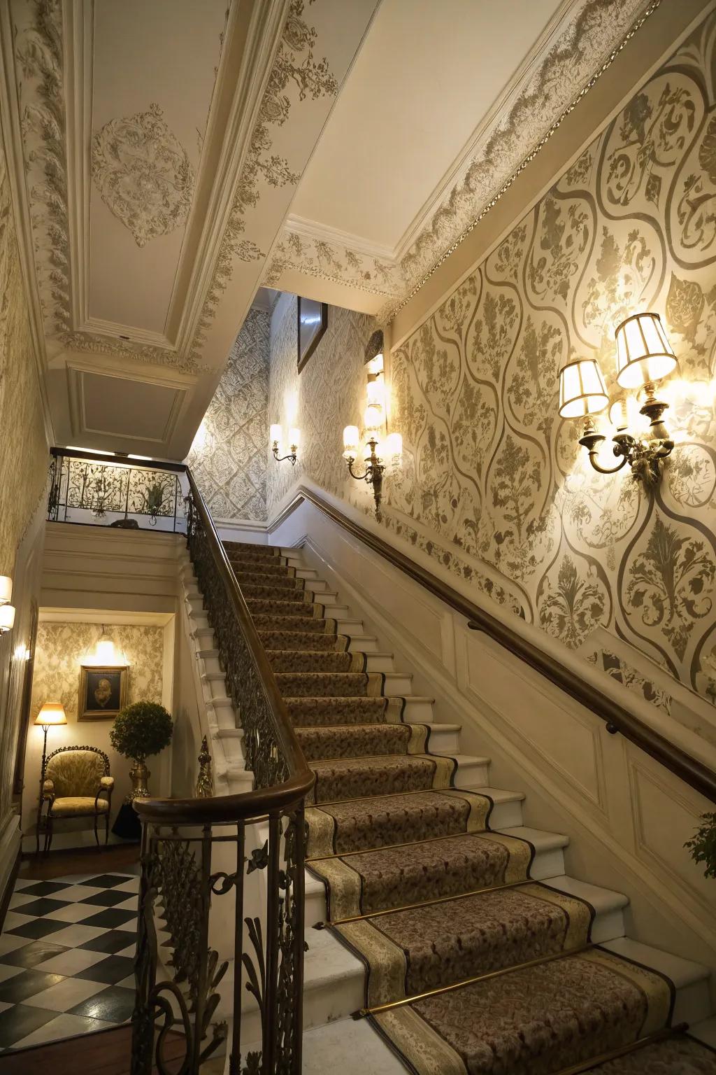 Enduring elegance through traditional emblems.