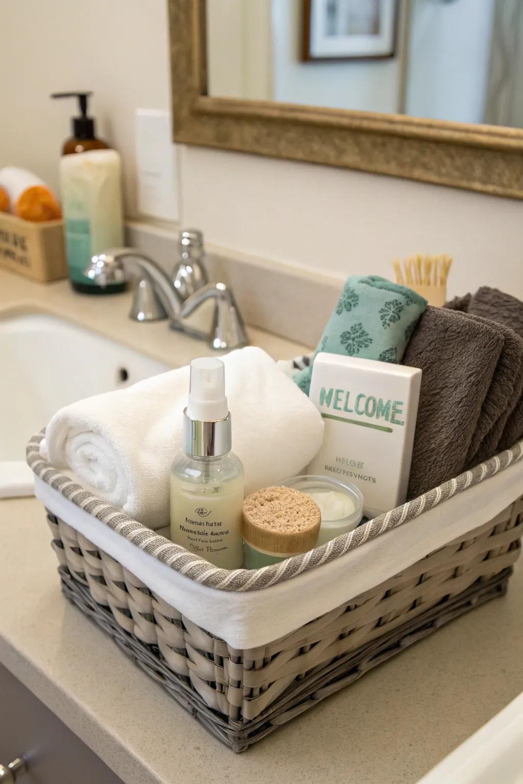 Essential toiletries ensure guests have everything they need.