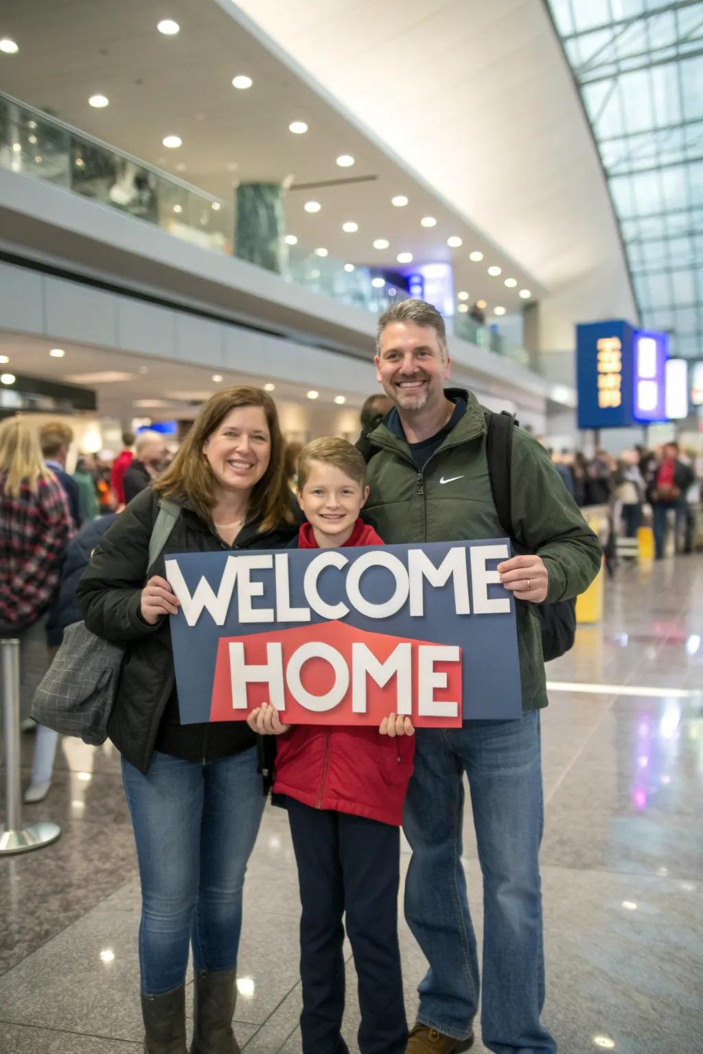 A family effort ensures a heartwarming welcome.