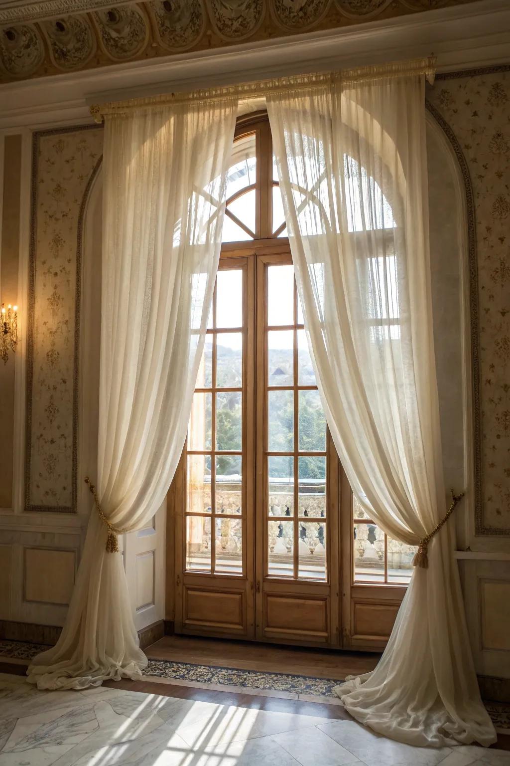 Enhance your windows with refined coverings for a subtle, sophisticated atmosphere.