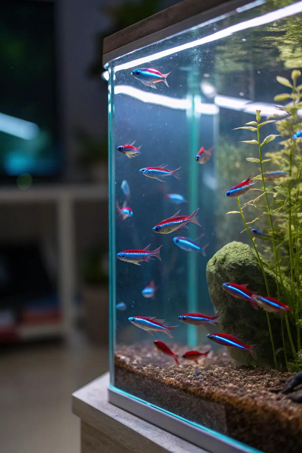Bring your aquarium to life with a vibrant group of fish.