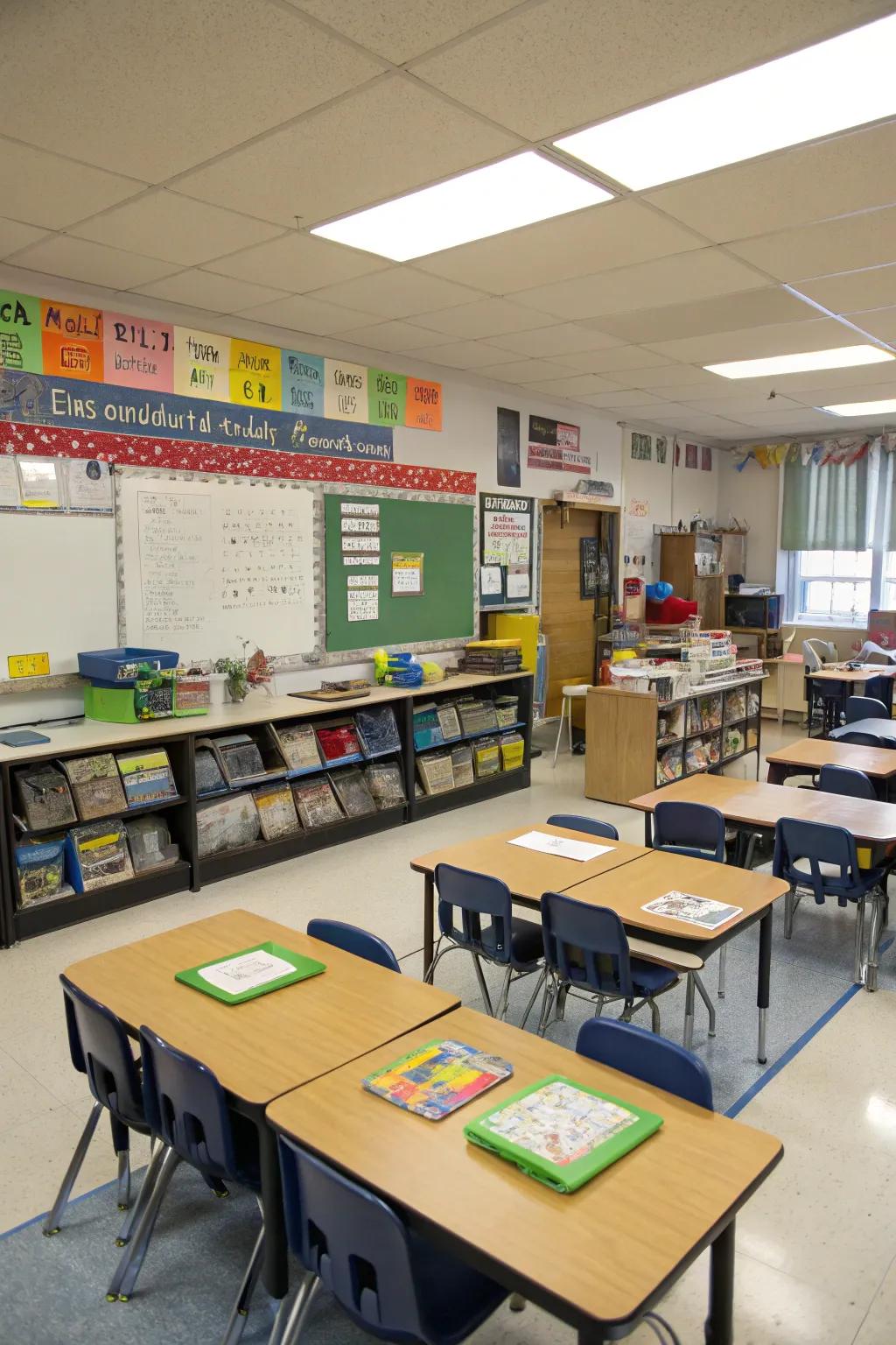 Dedicated learning centers promoting exploration and engagement