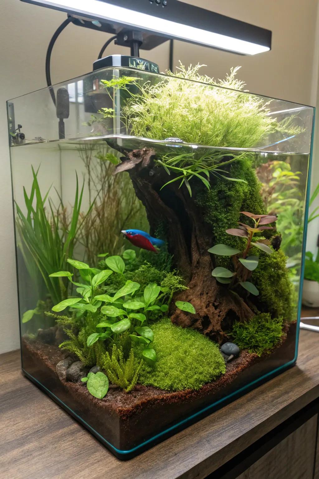 Haul the woodland bed into your pad with thick matting flora.