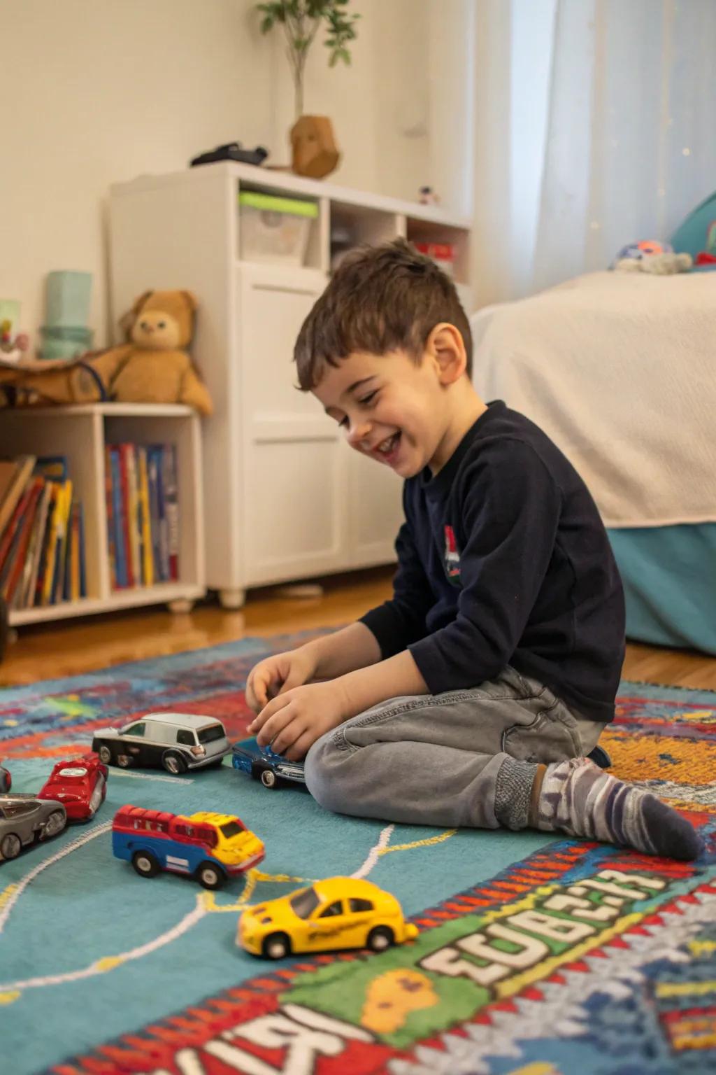 Cherished toys introduce a personal element to birthday photographs.