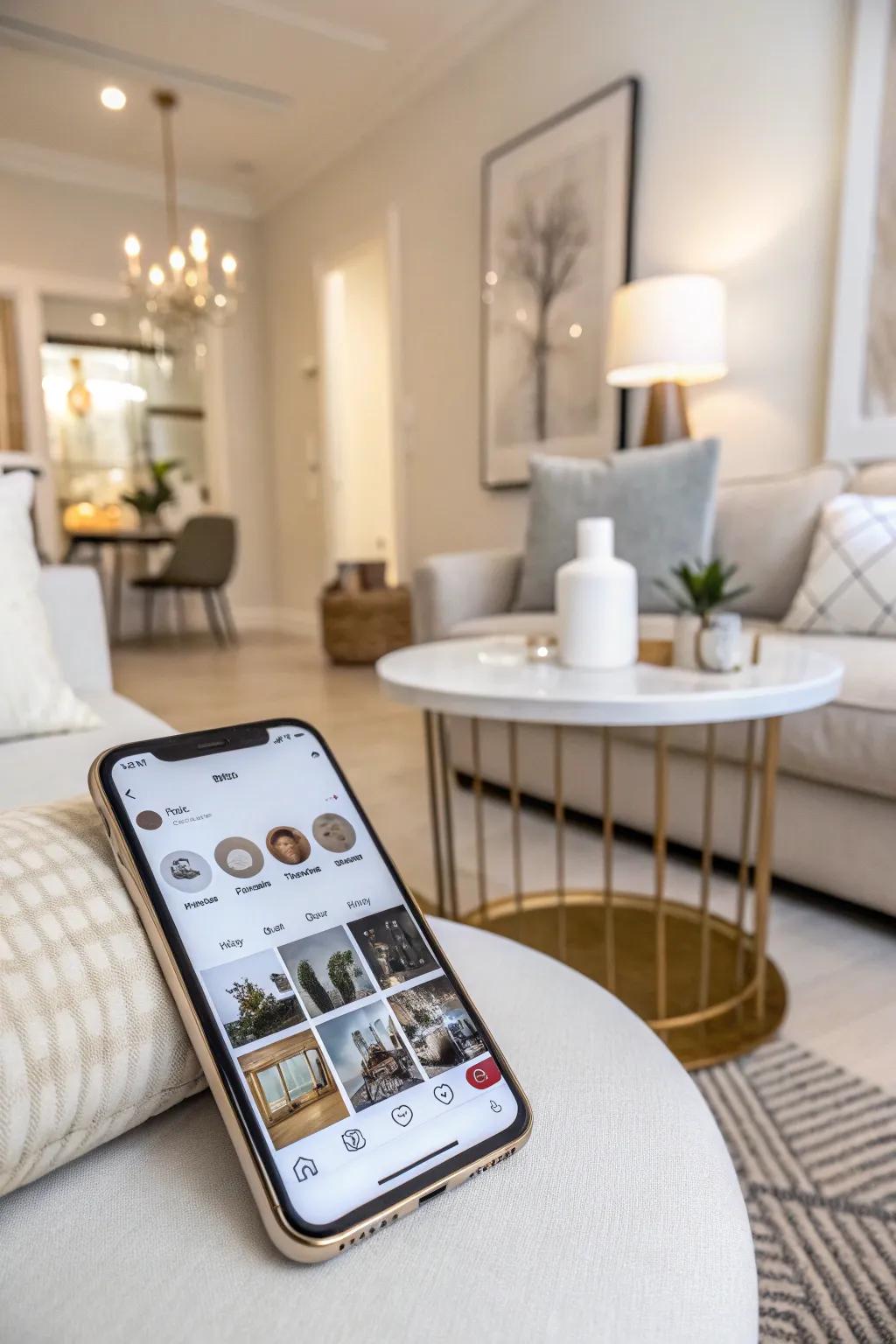 Make everything match with photos and icons.