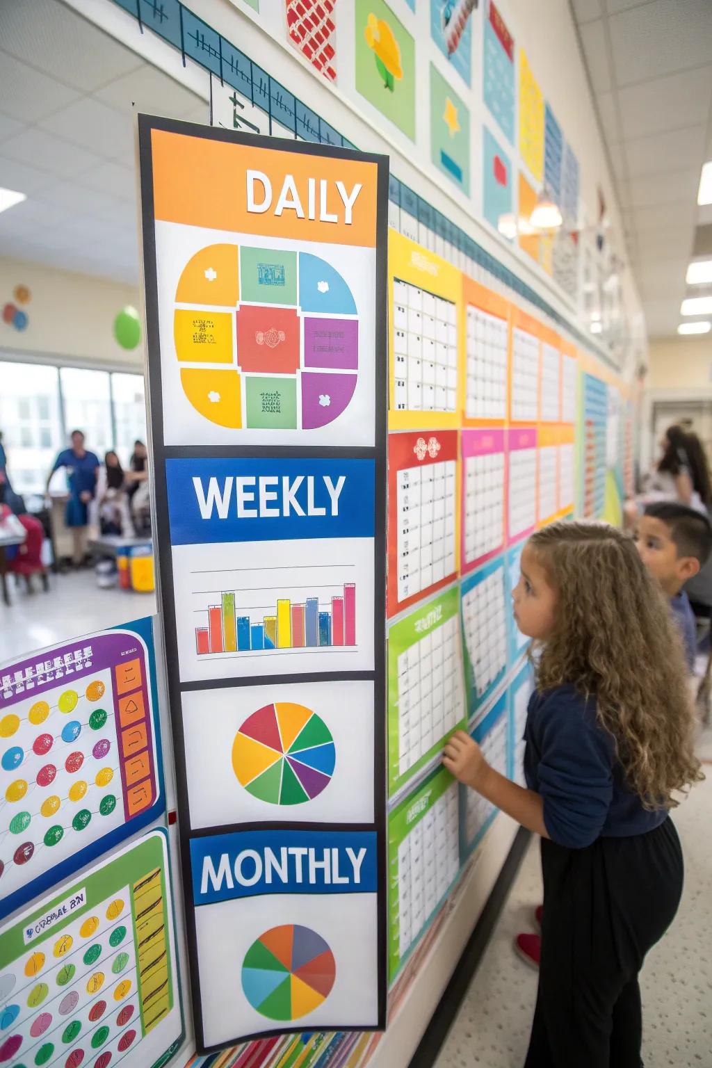 This vibrant display makes keeping up with attendance both fun and beautiful.