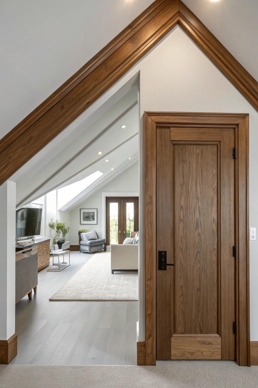 Harmonious incorporation for an undisturbed ceiling.