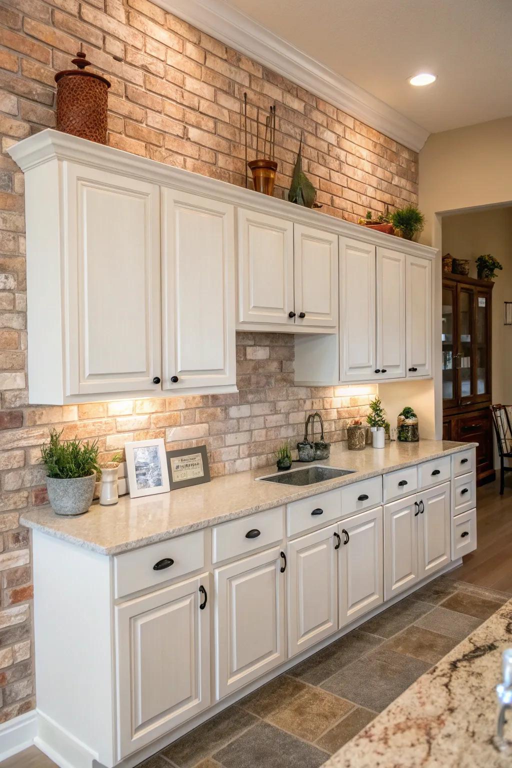 Original clay adds warmth and appeal.