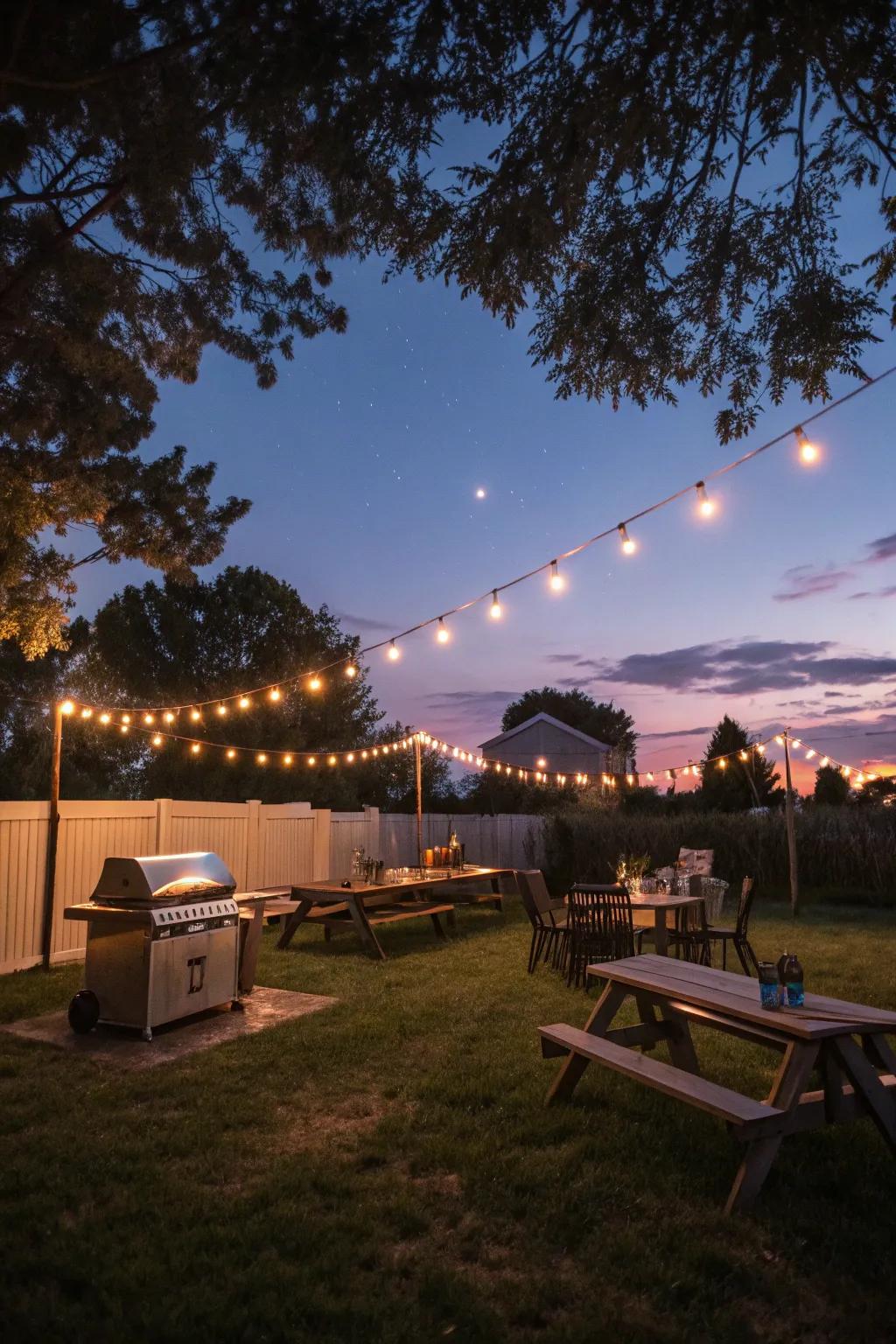 Ambiance makes a BBQ special.