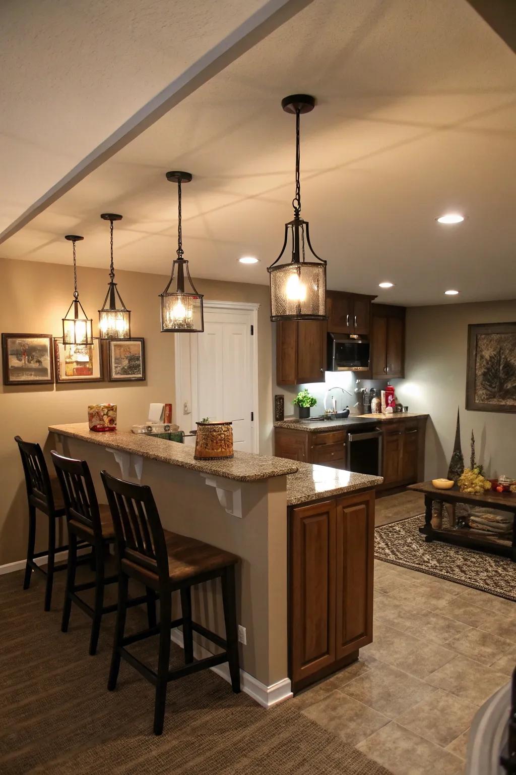Carefully planned lighting improves appearance and practicality.