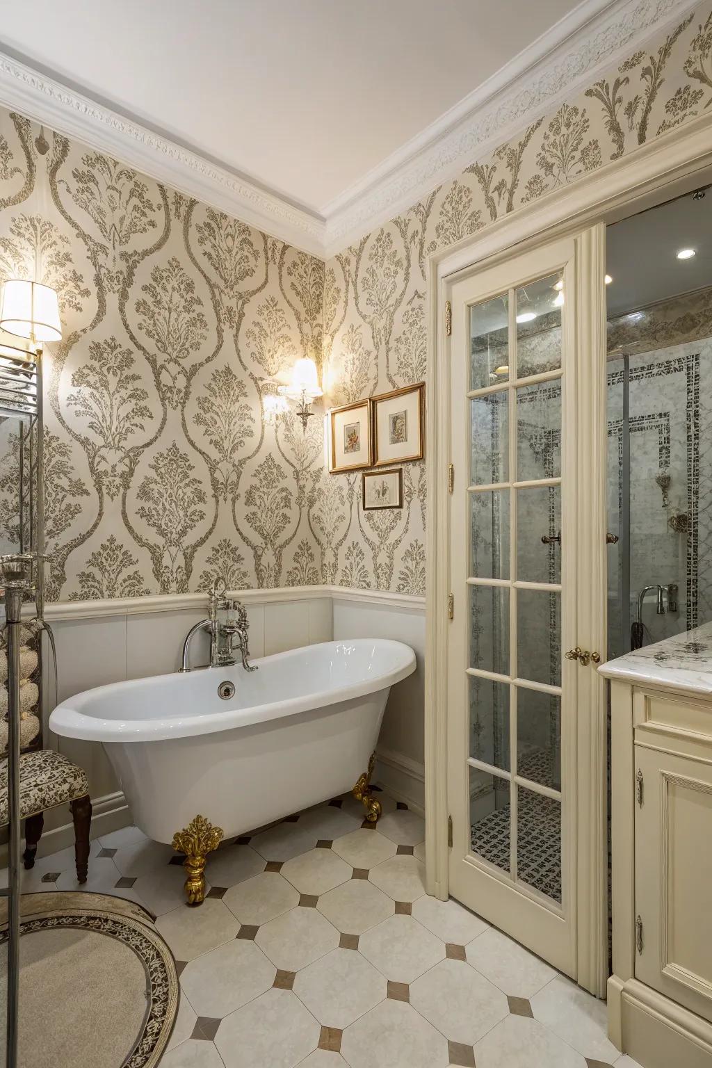 Achieving timeless elegance is easy with classic wallpaper designs.